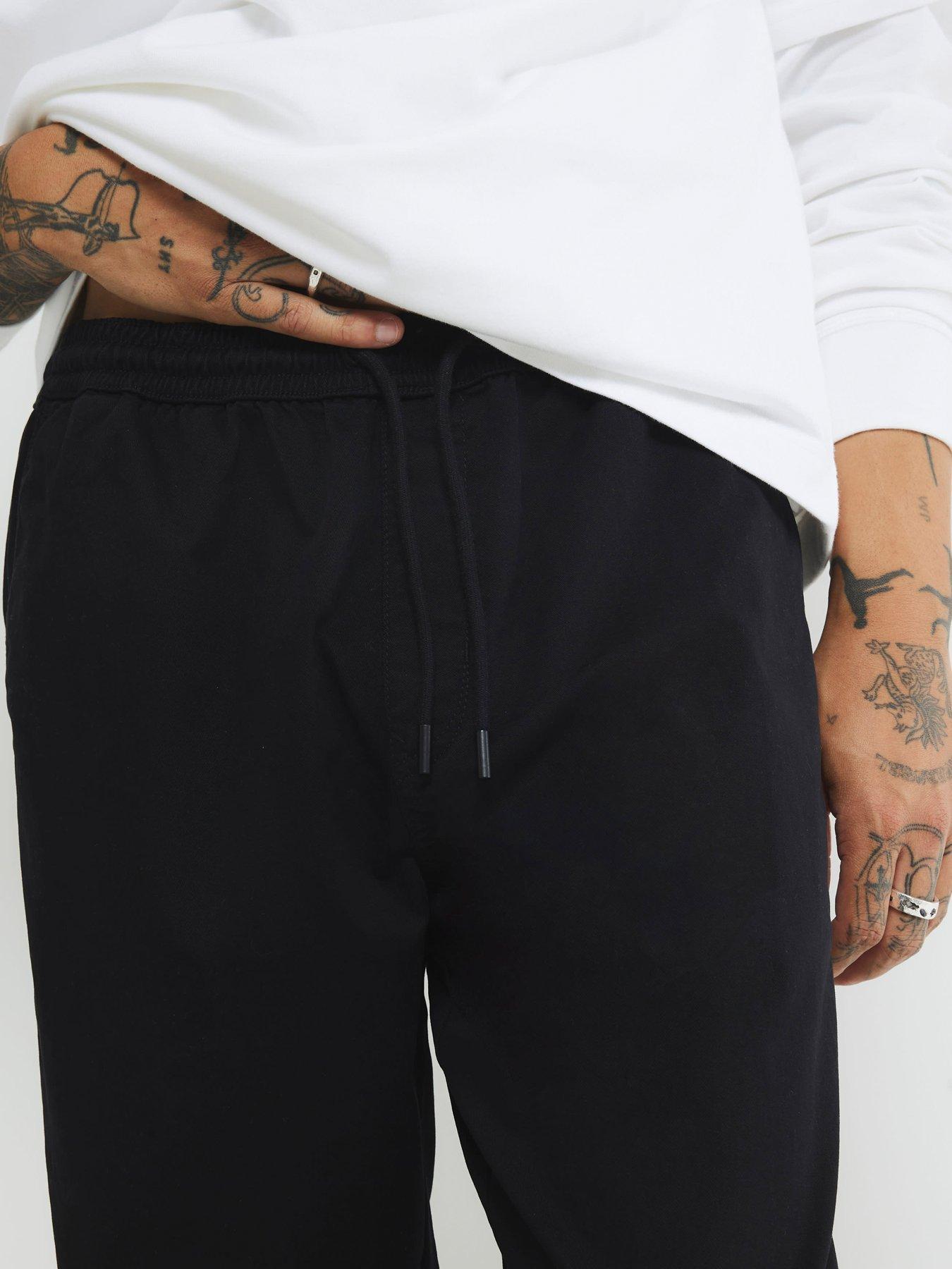 River Island Hutchinson Pull On Joggers Black Very