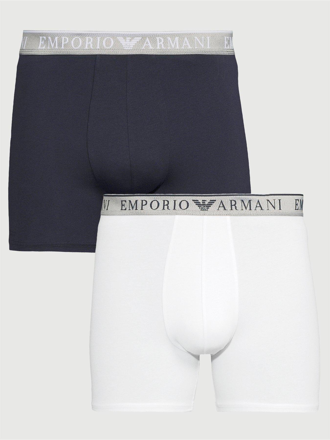 Emporio Armani Bodywear 2 Pack Endurance Boxer Shorts - Multi