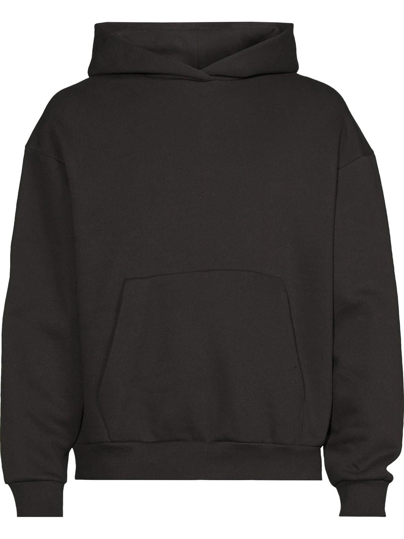 Image 5 of 5 of River Island Essentials Oversized Fit Hoodie - Black