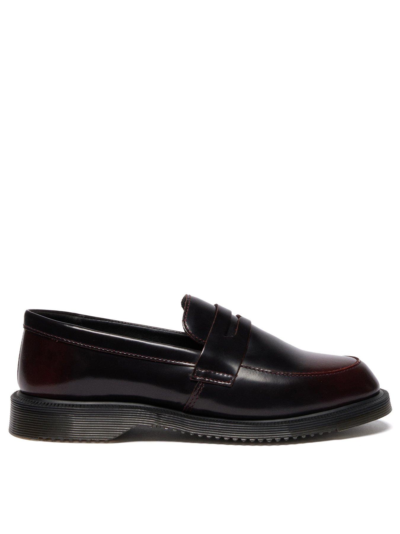 Dr Martens Women's Temara Leather Penny Loafers Cherry Red Very