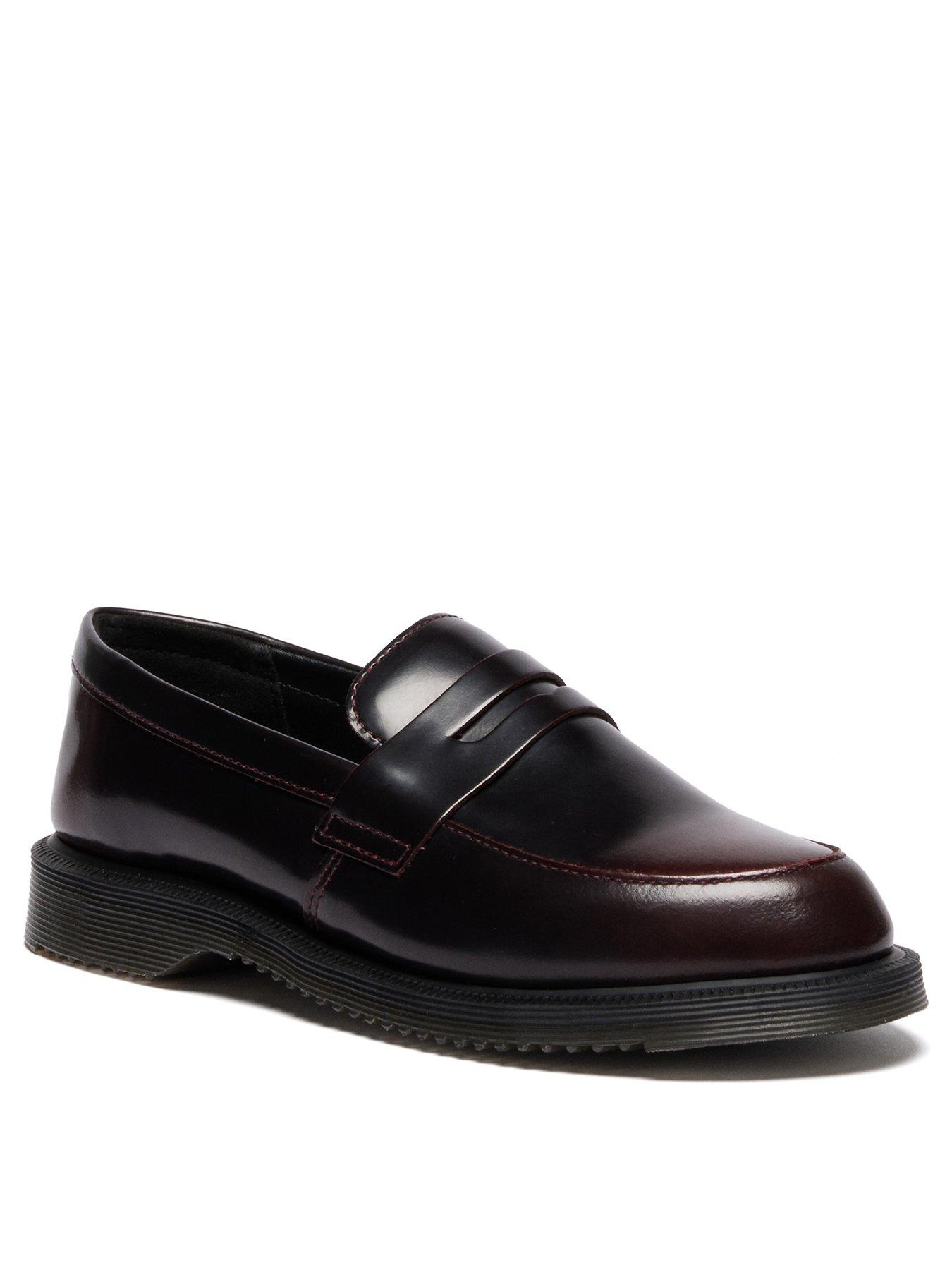 Image 2 of 7 of Dr Martens Women's Temara Leather Penny Loafers - Cherry Red