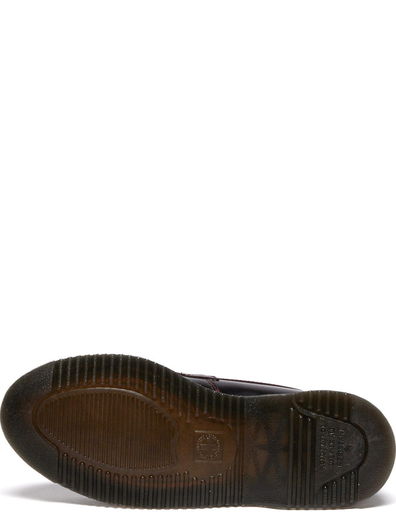 Dr. Martens Temara – Mocassino Basso Donna In Pelle Liscia Nera, Suola Scanalata, Fodera In Pelle, Imbottito