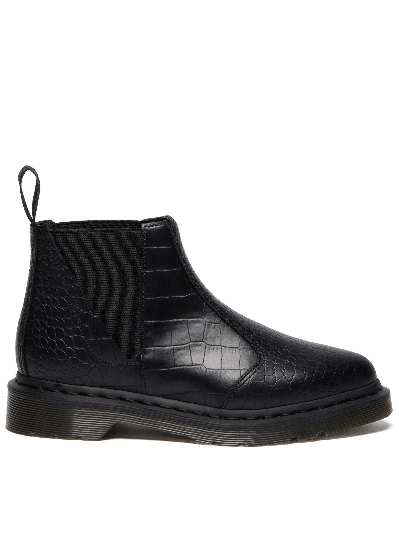 Leather Dr Martens Flora Croc Dr Martens Bianca II Chelsea Boot