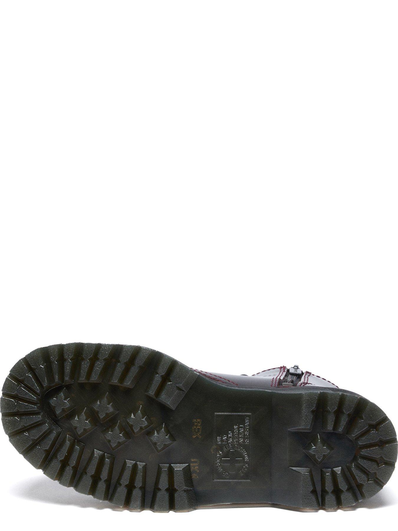 Dr Martens Jadon 8 Eye Boot Cherry Arcadia - Red | Very