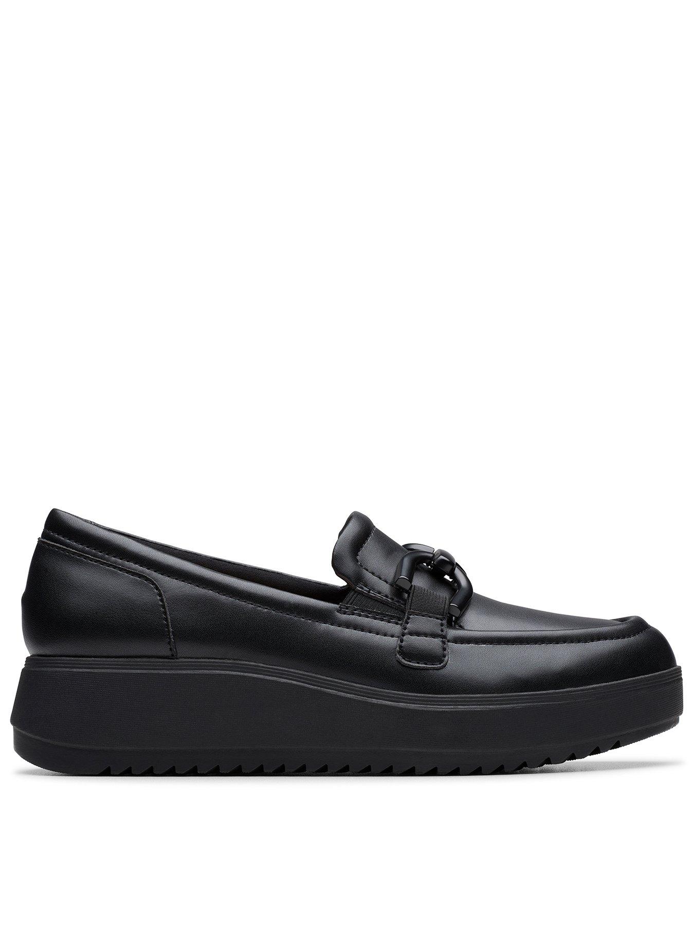 undefined Zylah Top Leather Loafers - Black