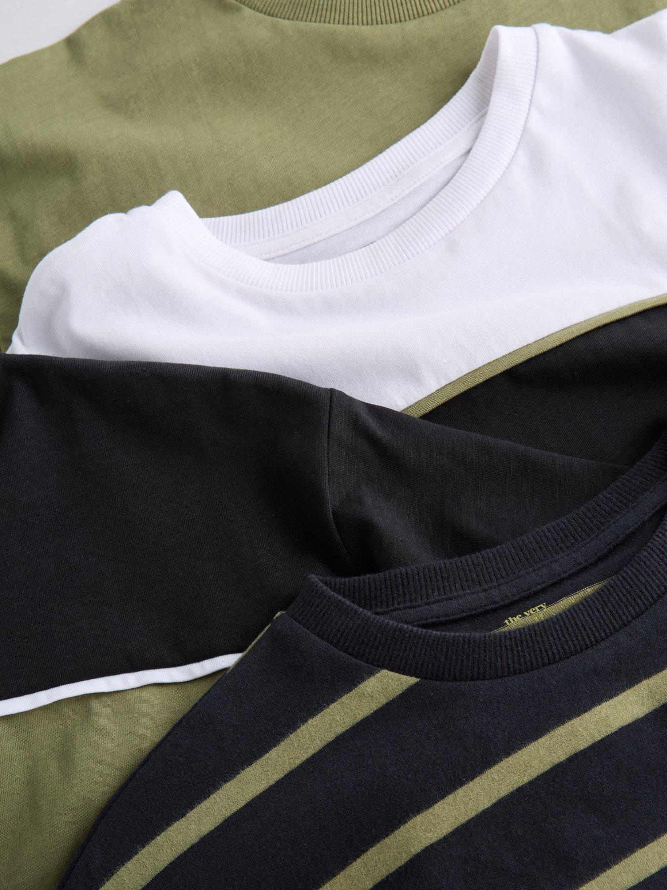 Image 5 of 5 of The Very Collection 4 Pack Stripe And Cut And Sew Pack - Multi