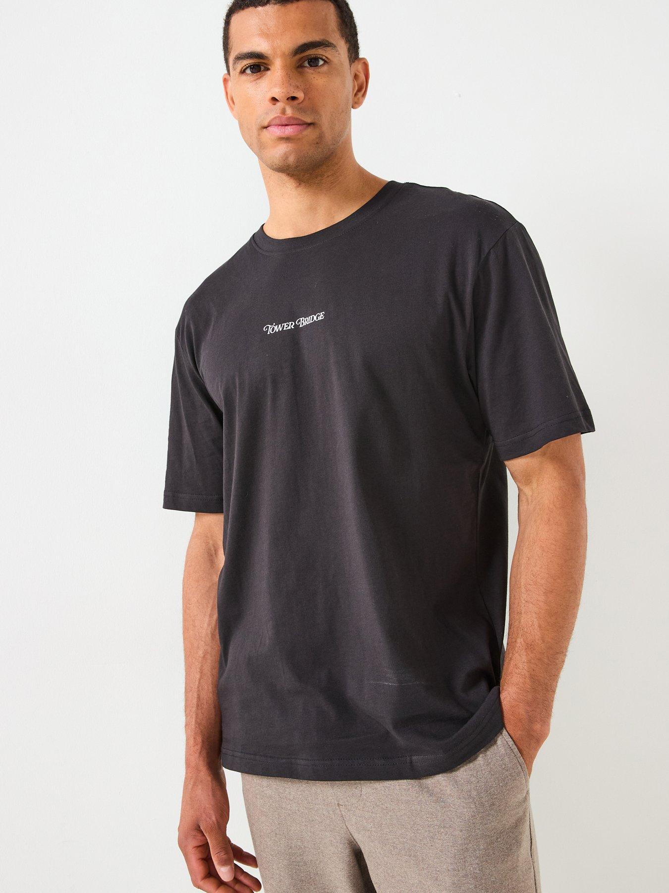 ONLY & SONS Fred London Relaxed Fit T-Shirt - Black
