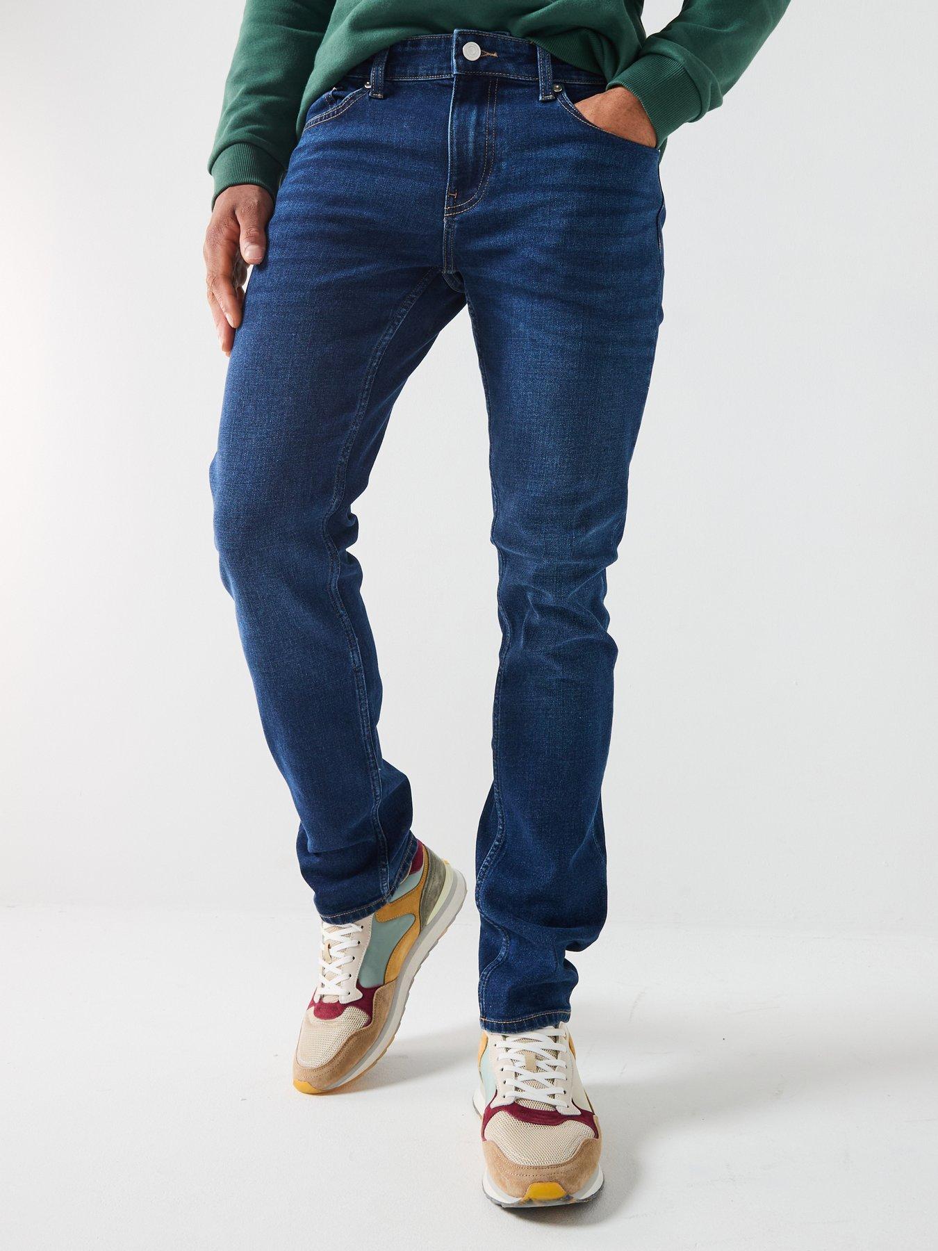 Image 1 of 5 of ONLY & SONS Loom Slim Fit Jeans - Dark Blue