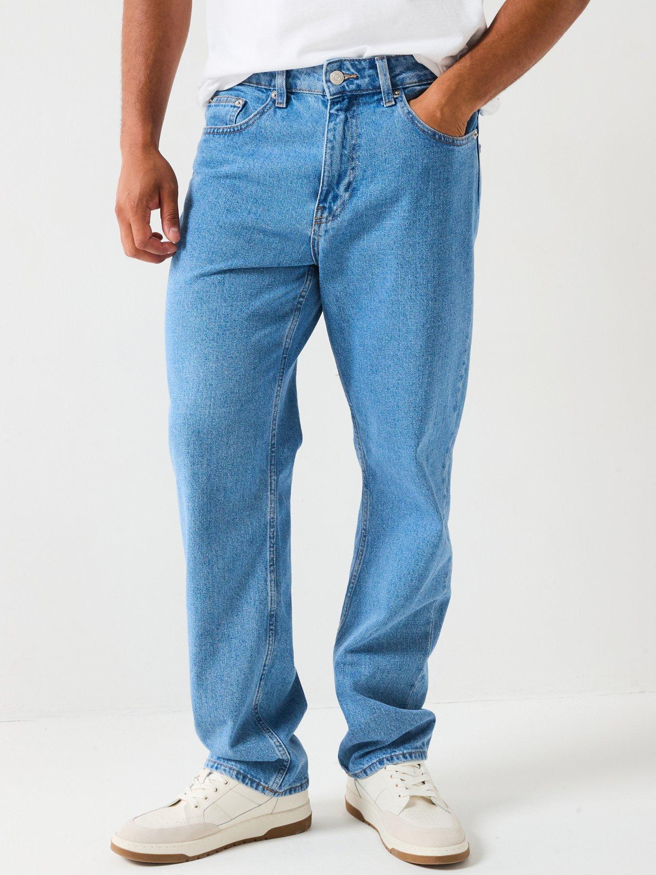 ONLY & SONS Edge Straight Fit Jeans - Mid Wash