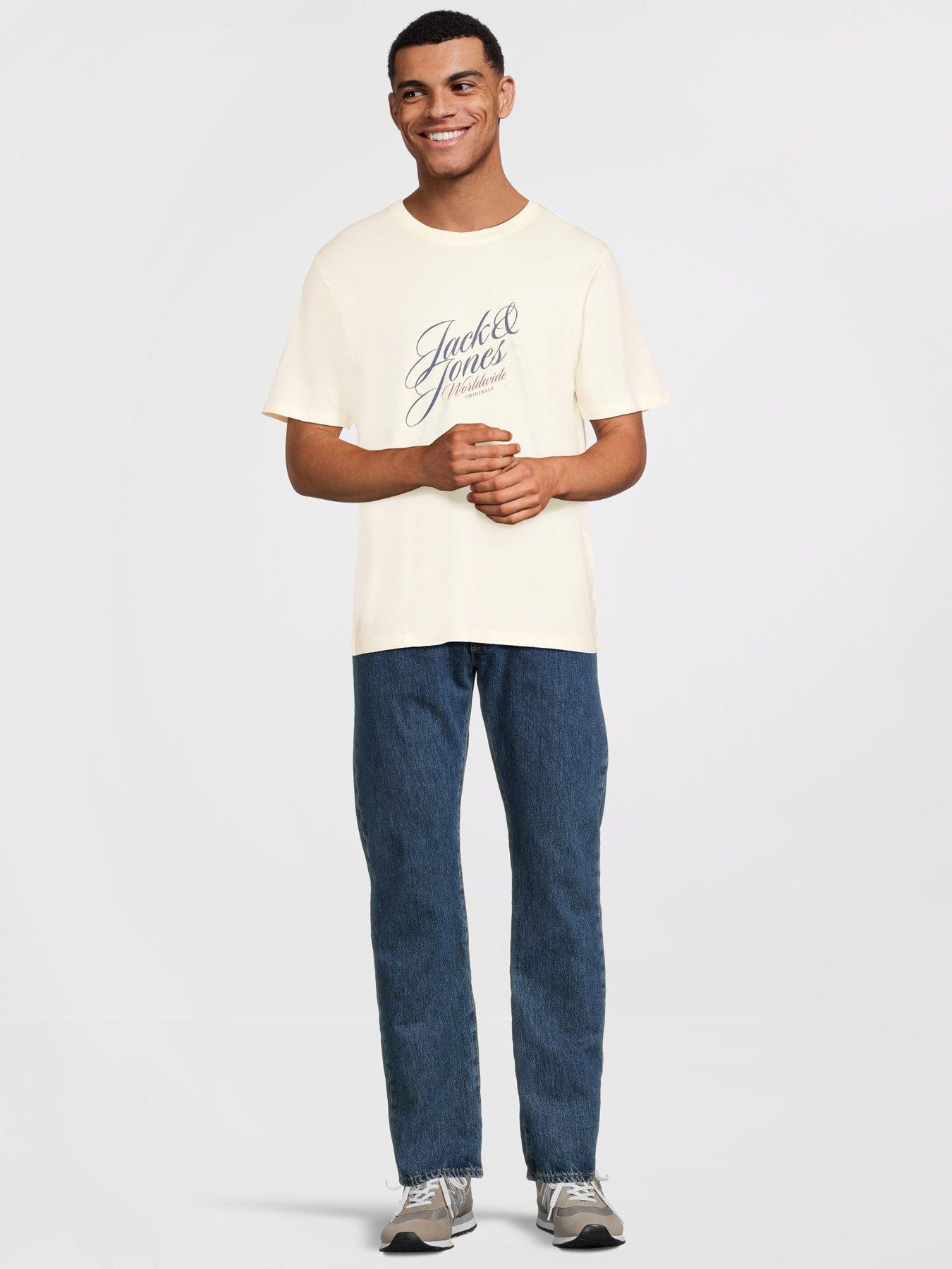 Image 4 of 7 of Jack & Jones 5 Pack Short Sleeve Crew Neck T-Shirts - Multi
