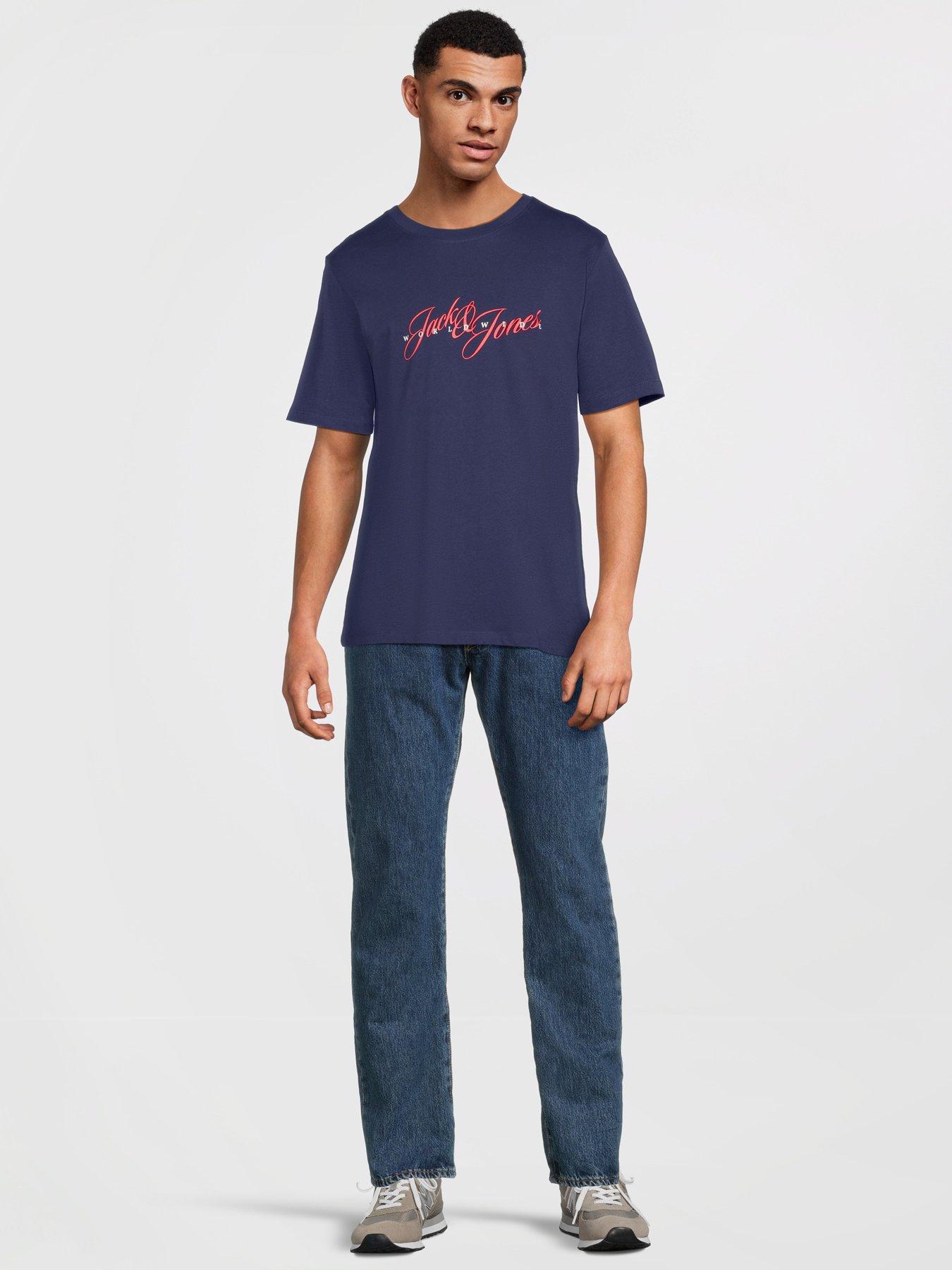 Image 6 of 7 of Jack & Jones 5 Pack Short Sleeve Crew Neck T-Shirts - Multi