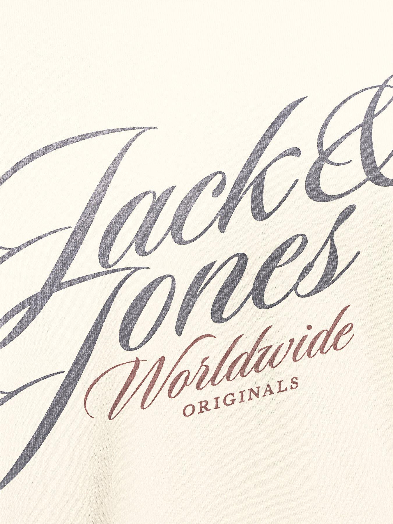 Image 7 of 7 of Jack & Jones 5 Pack Short Sleeve Crew Neck T-Shirts - Multi