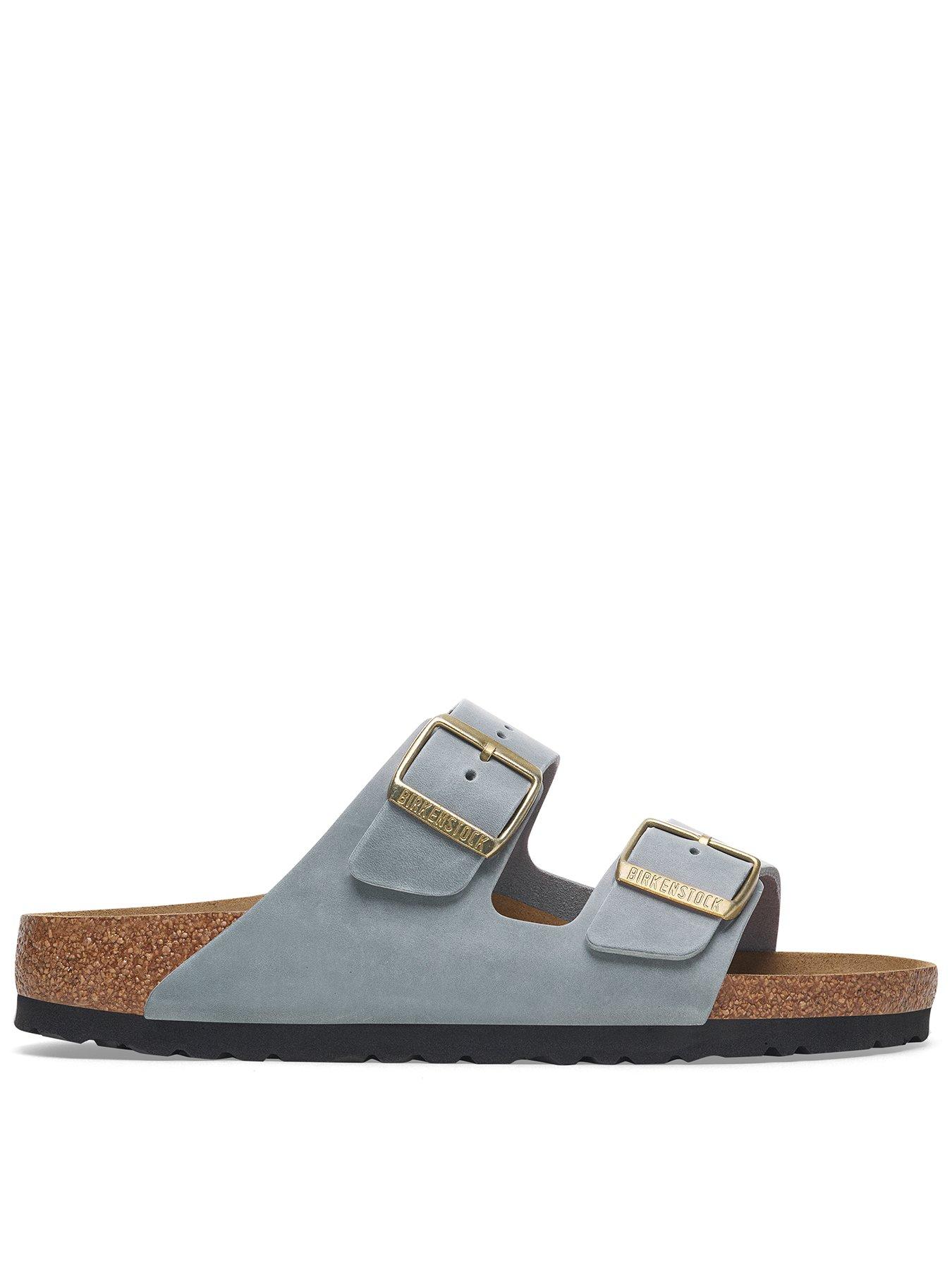 undefined Arizona Oiled Leather Sandal -  Basalt Gray
