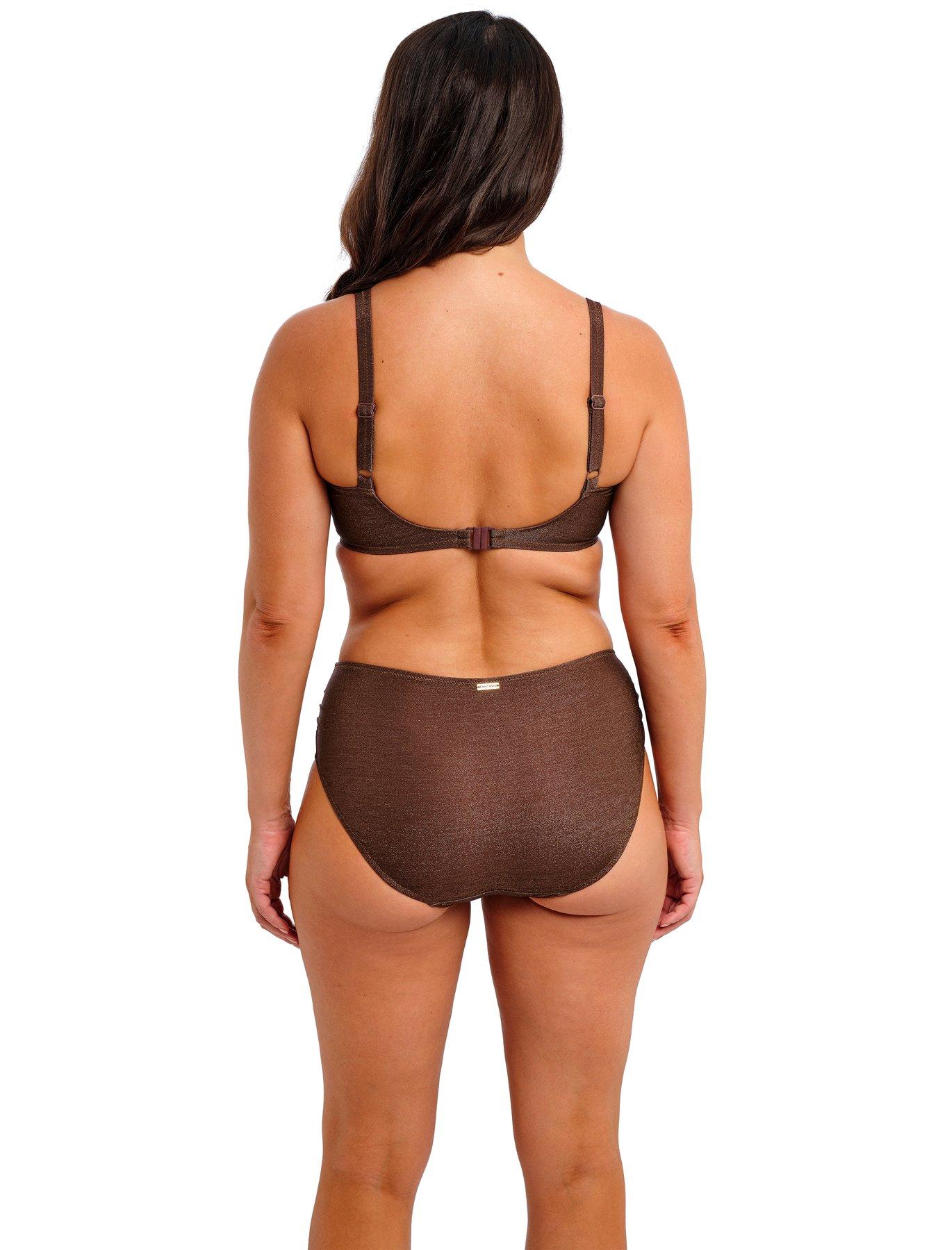 Image 2 of 3 of Fantasie Sabana Full Bikini Brief - Chesnut Sparkle