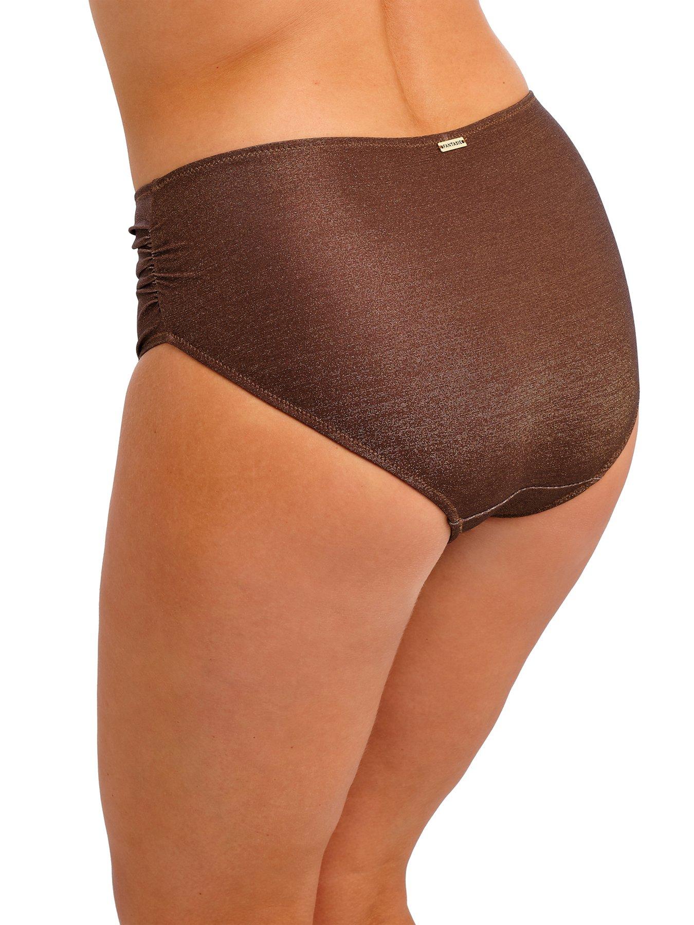 Image 3 of 3 of Fantasie Sabana Full Bikini Brief - Chesnut Sparkle