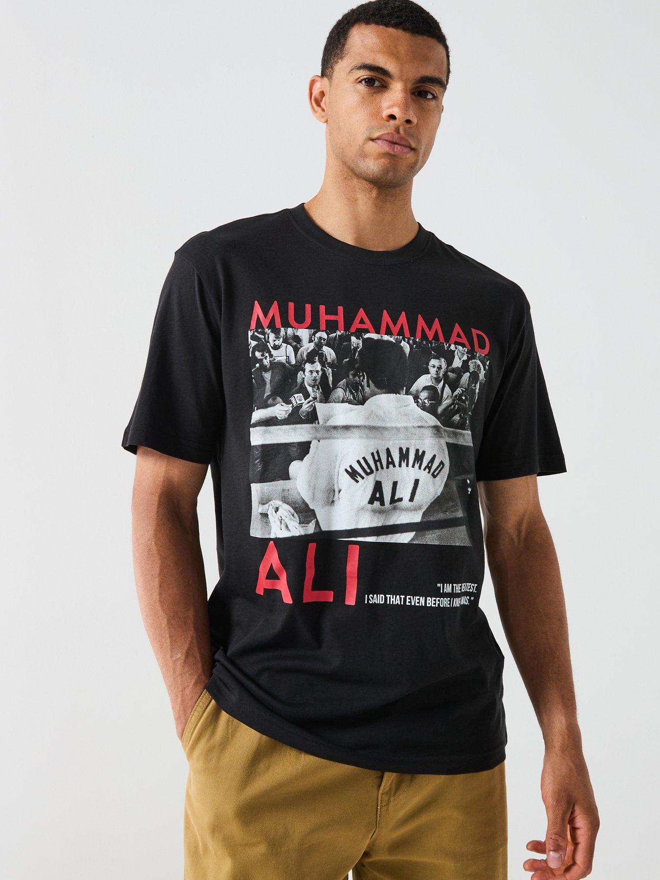 ONLY & SONS Muhammad Ali Graphic Short Sleeve T-Shirt - Black