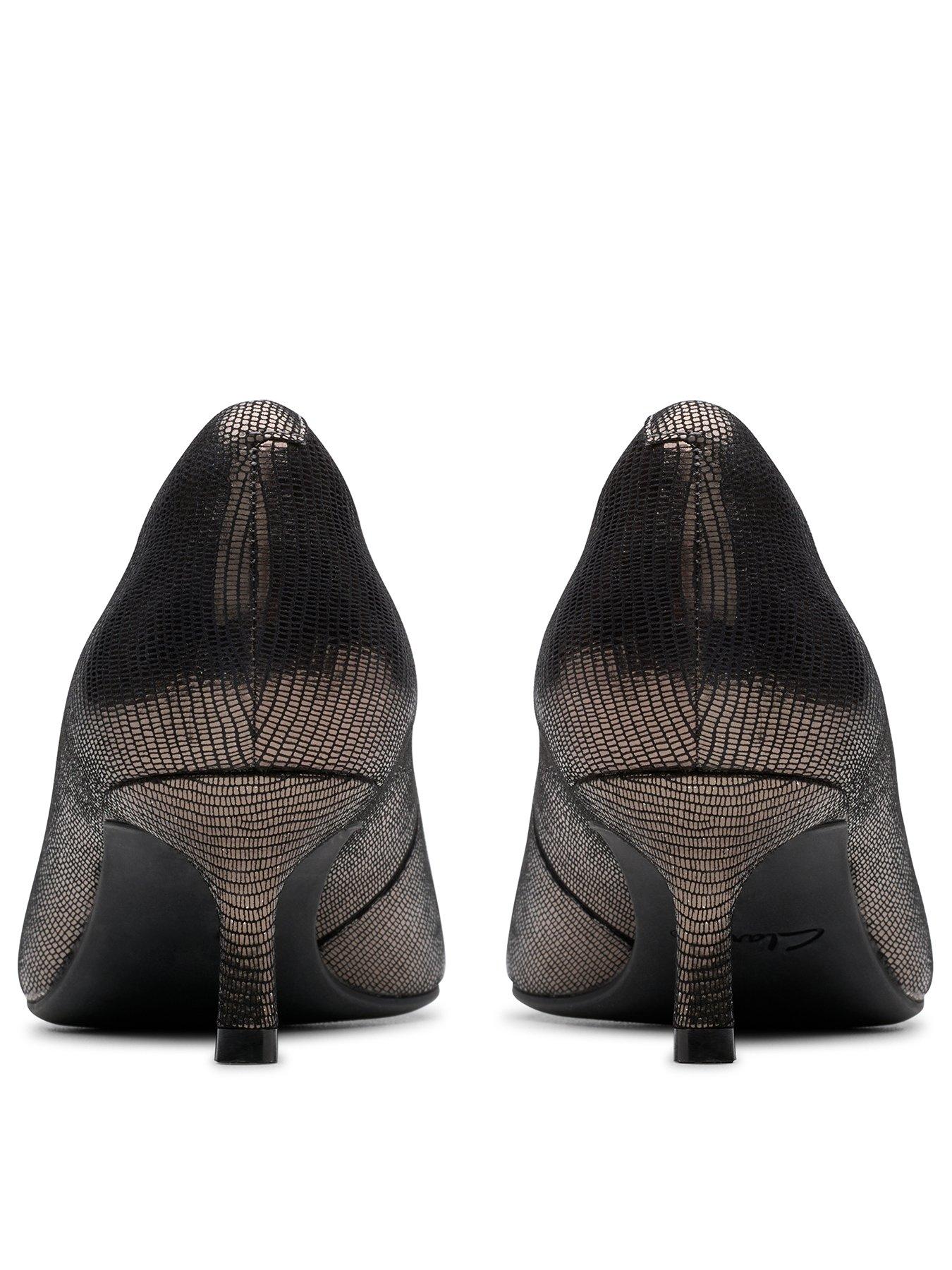 Image 3 of 6 of Clarks Zarey Court Shoes - Silver