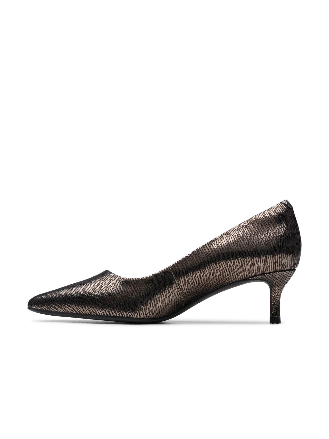 Image 6 of 6 of Clarks Zarey Court Shoes - Silver