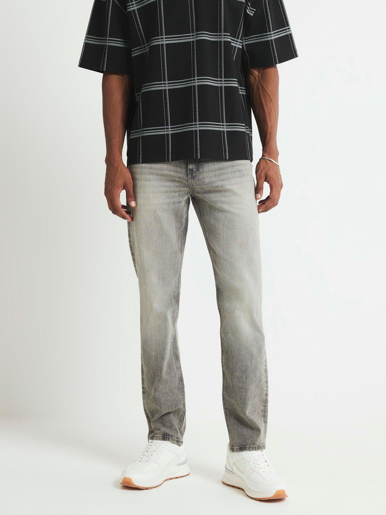 River Island Slim Fit Mars Jean - Grey