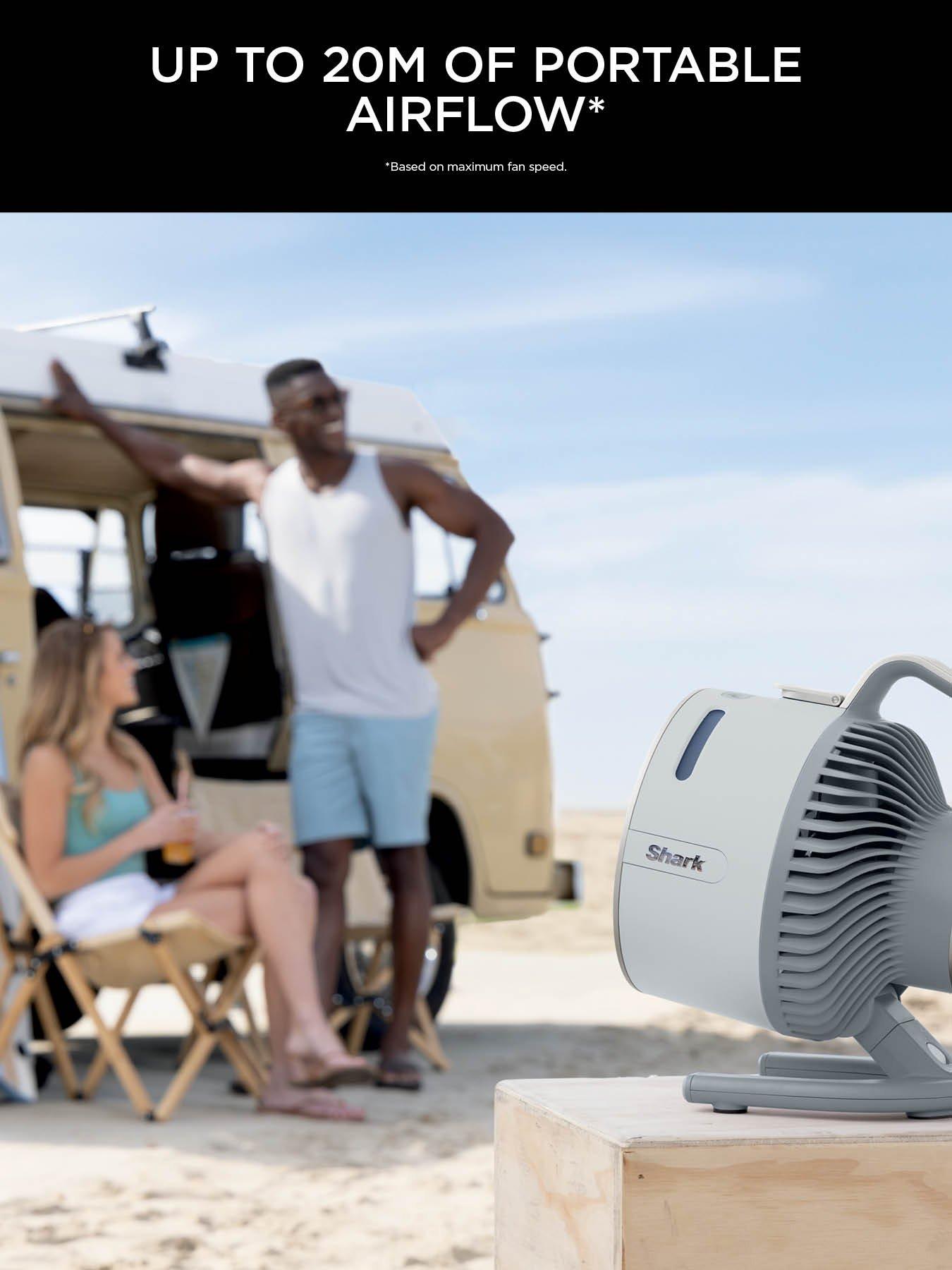 Image 5 of 8 of Shark FlexBreeze HydroGo Misting Fan FA050UKDV- Dove