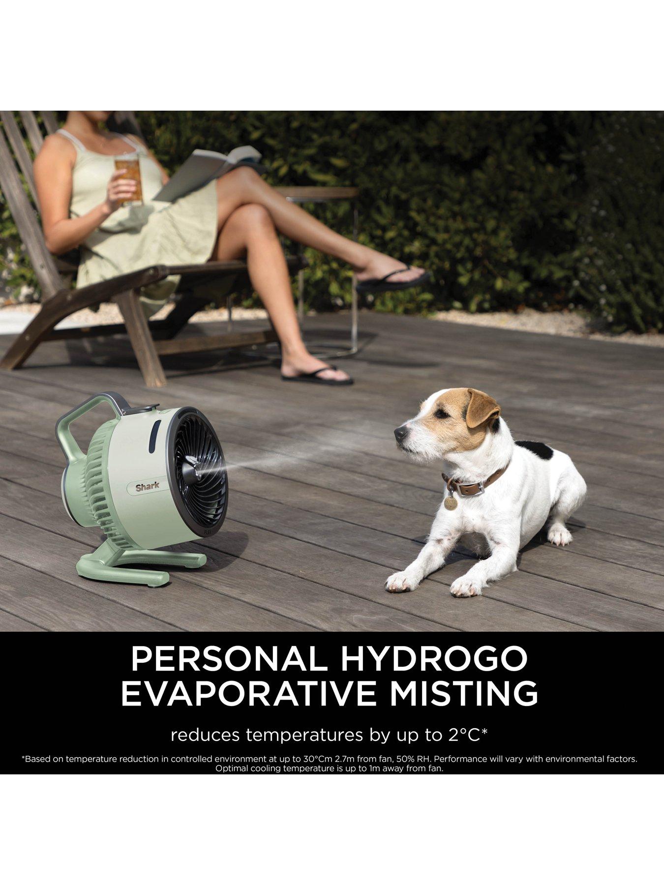 Shark FlexBreeze HydroGo Portable Misting Fan FA050UKGN - Green | Very