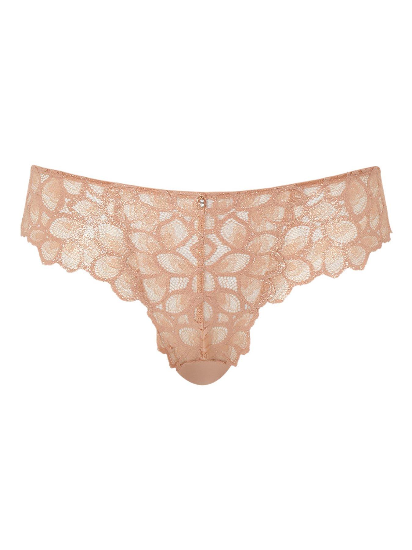 Image 5 of 5 of Panache Allure Champagne Brazilian Brief - Champagne Gold