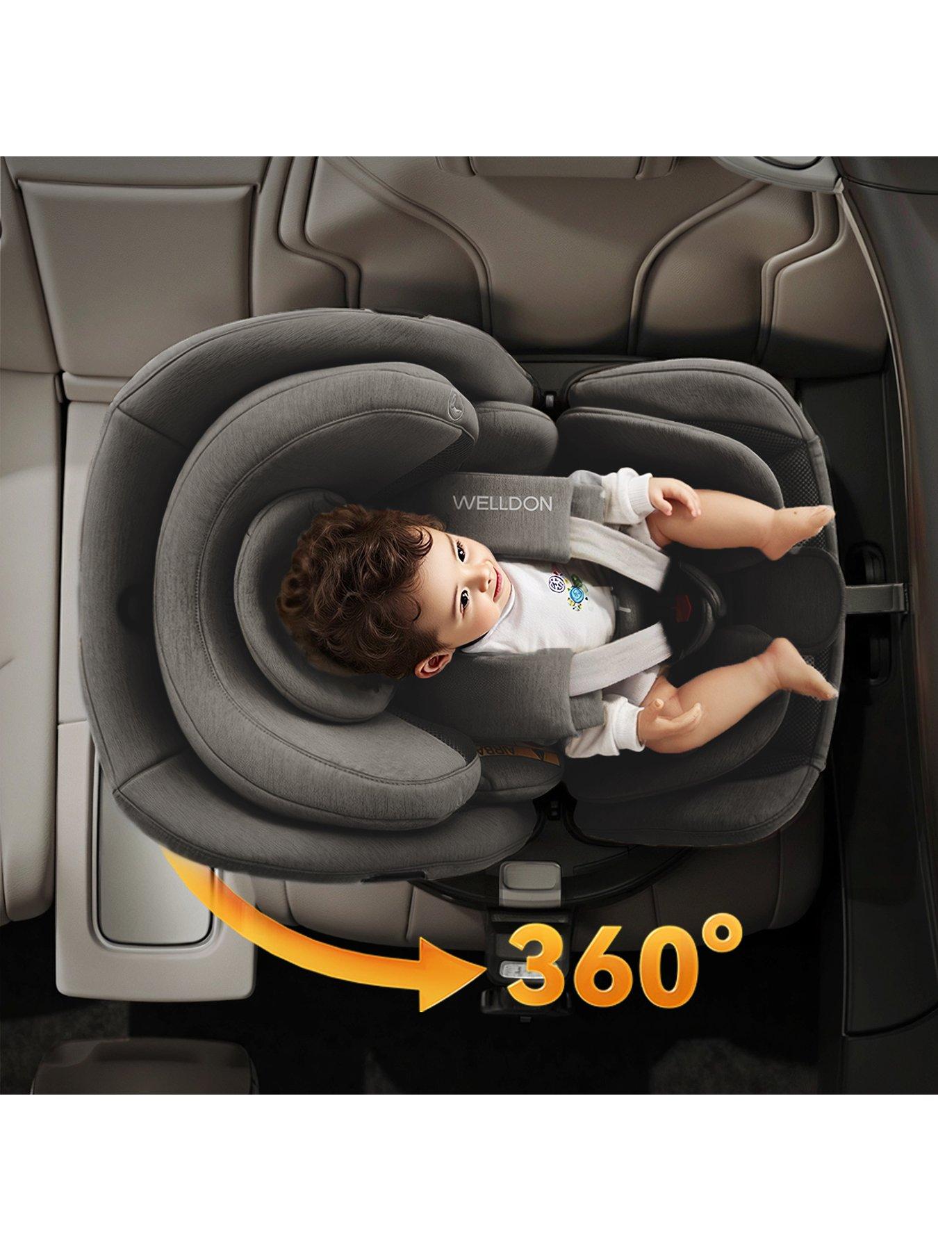 Image 5 of 8 of Welldon Rotate 2 Pro Plus Rotate Car Seat - Ebony