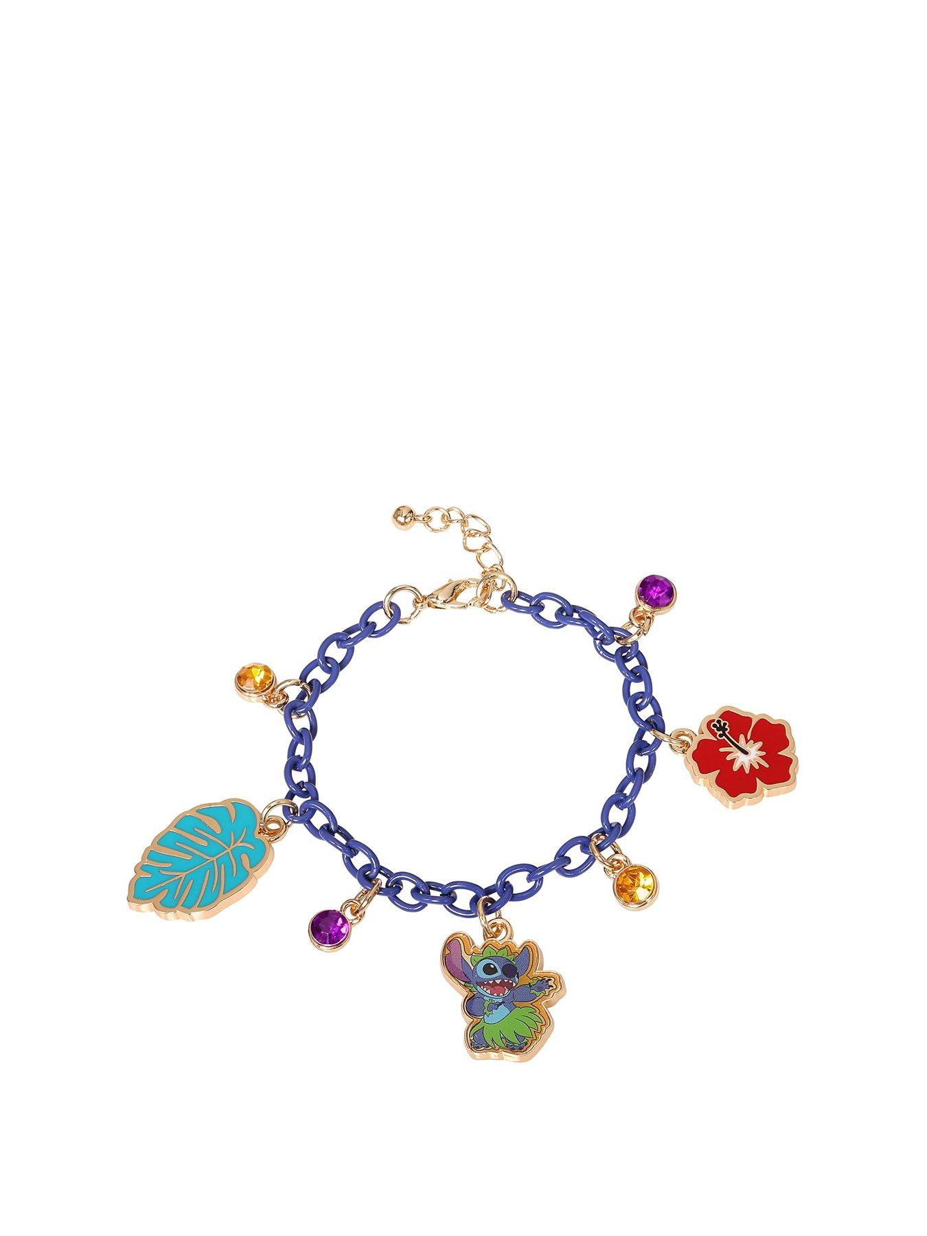 undefined Stitch Multicoloured  Enamel Costume Heart Bracelet