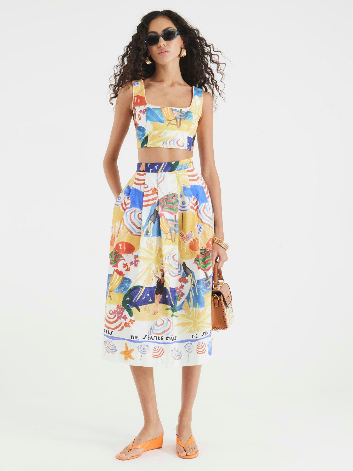 undefined Prom Skirt - Multi