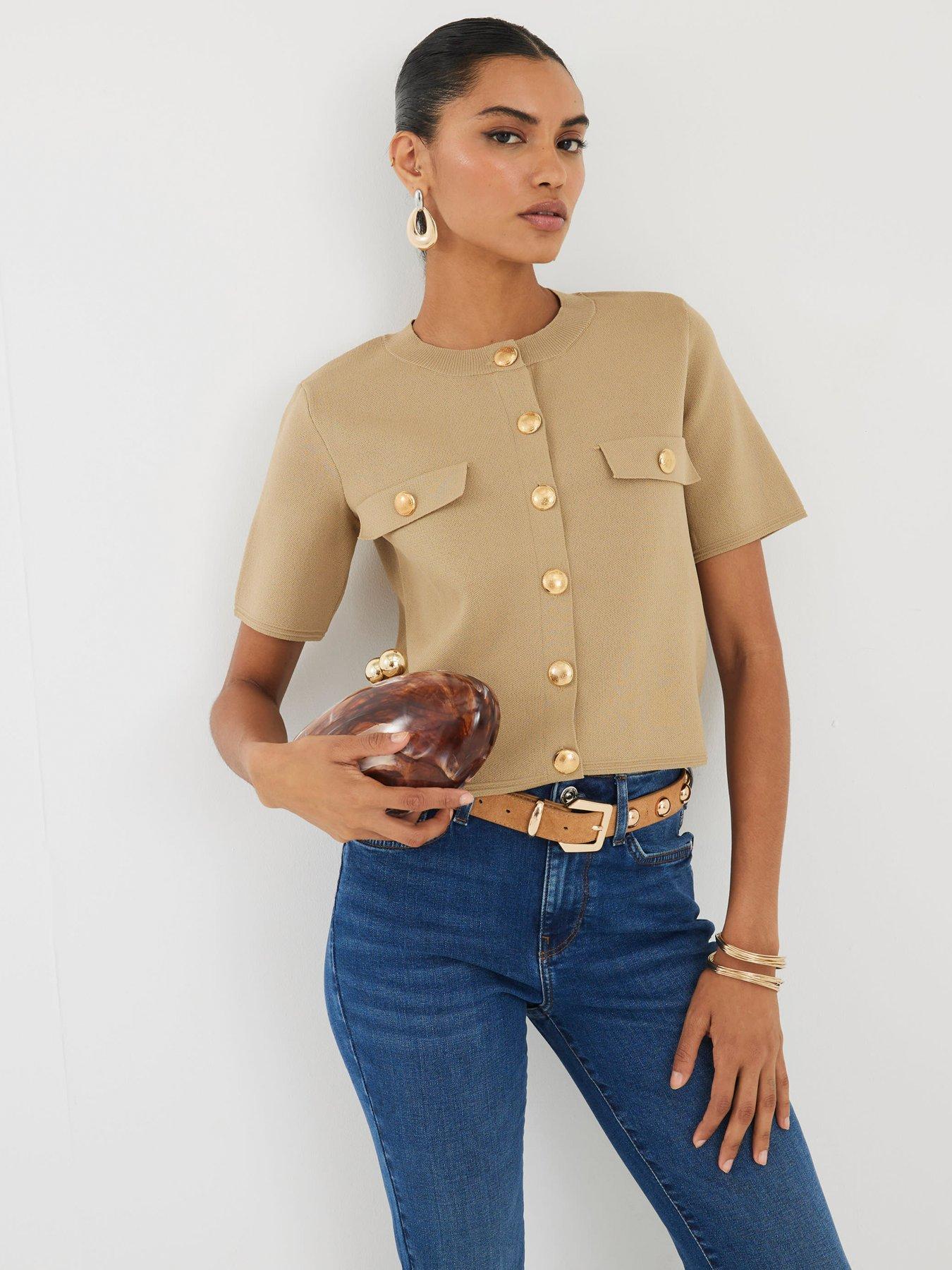 undefined Military T-Shirt - Brown