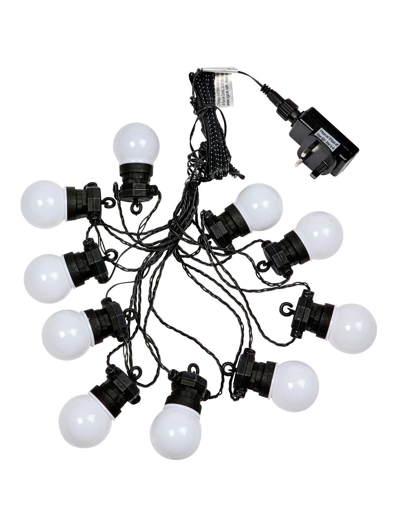 Image 2 of 3 of Smart Solar Party Festoon LV String Lights, Multi Coloured - Set of 10