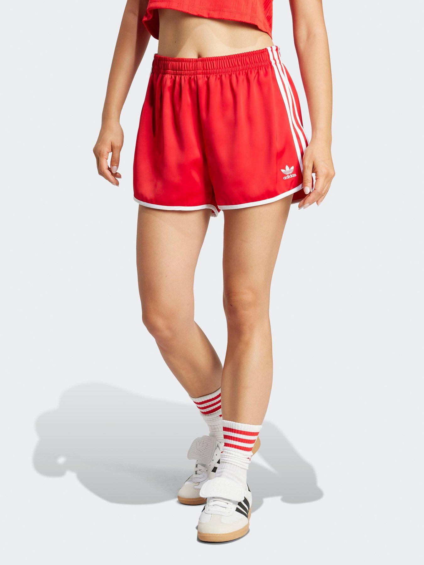 adidas Originals Women's Sprinter Shorts- Red