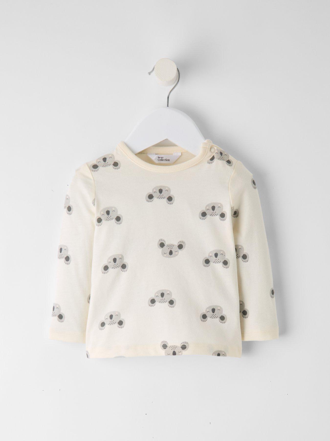 Image 3 of 5 of The Very Collection Baby Boy Cord Koala Dungaree Set