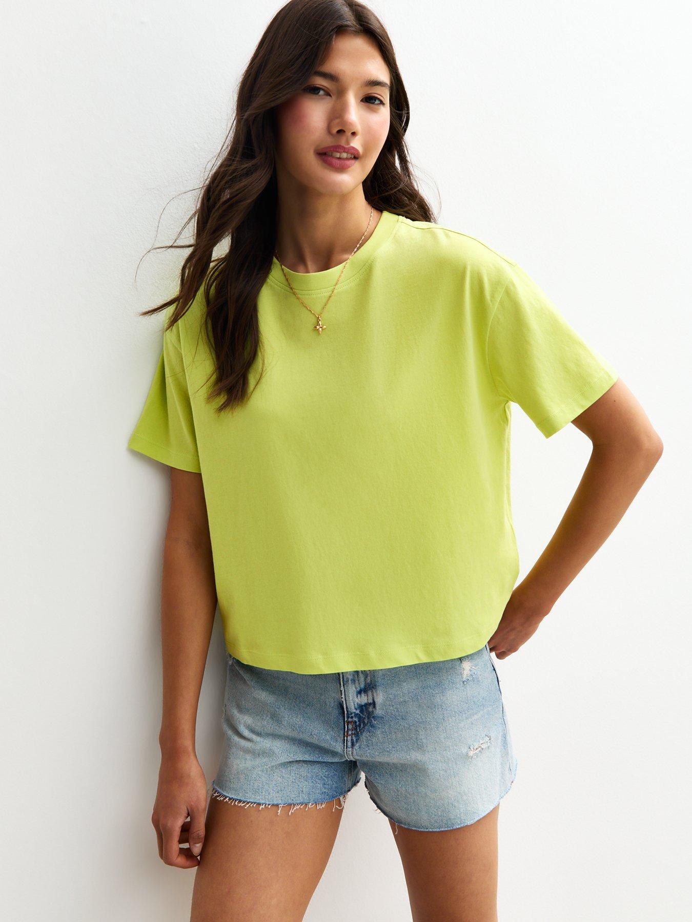 undefined Boxy Fit T-Shirt - Green