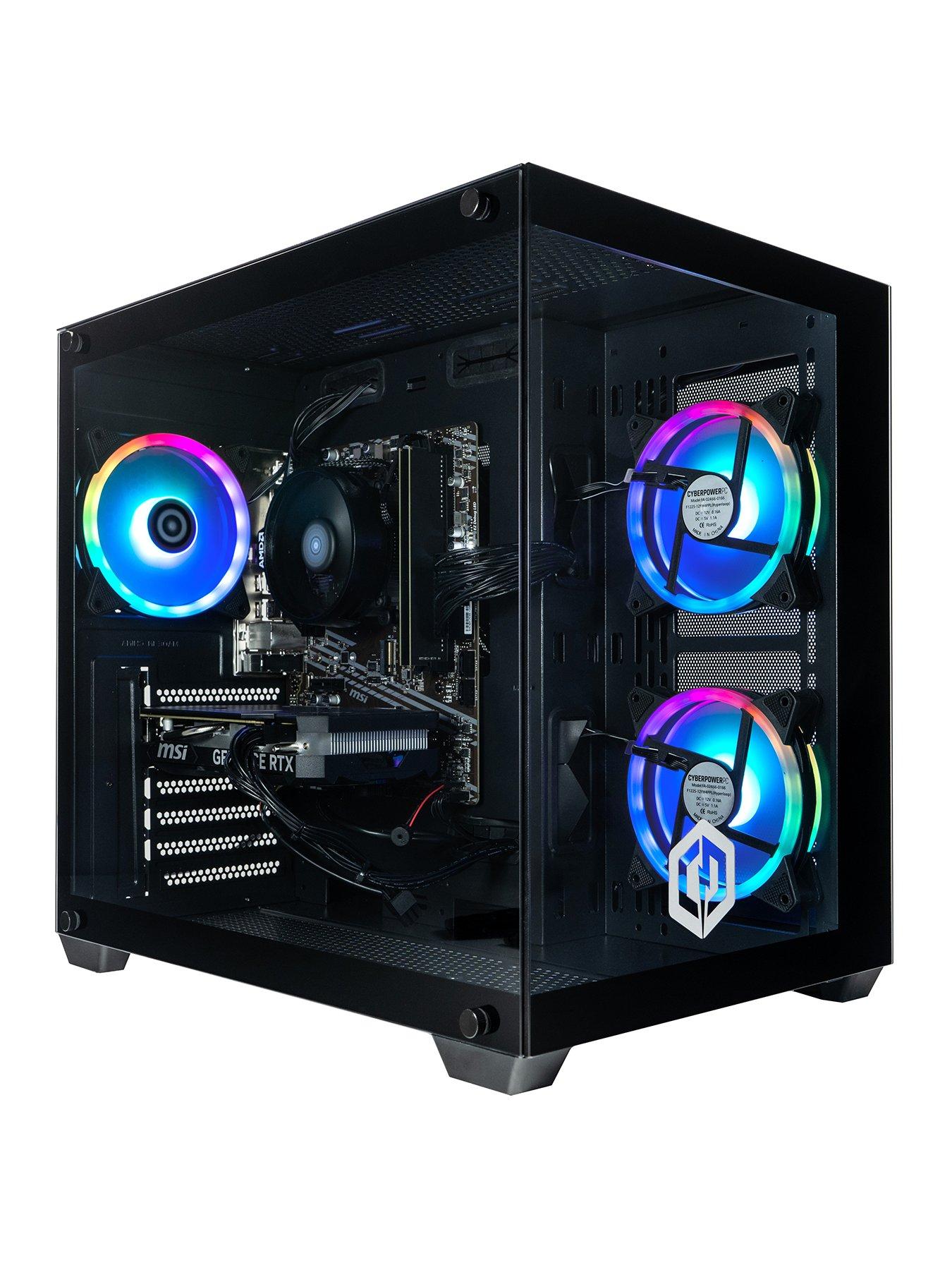 undefined Arc Gaming Desktop - GeForce RTX 5060, AMD Ryzen 5 7500F, 16GB RAM, 1TB SSD - Black