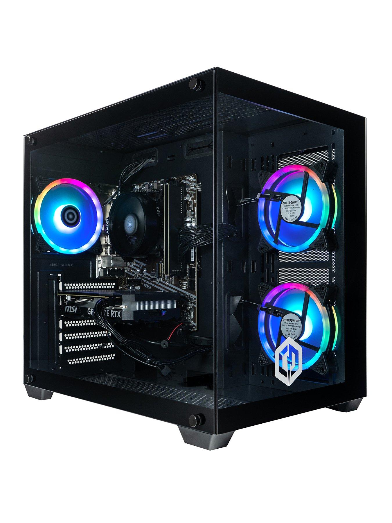 undefined Arc Gaming Desktop - GeForce RTX 5060, Intel Core i5 14400F, 16GB RAM, 1TB SSD - Black