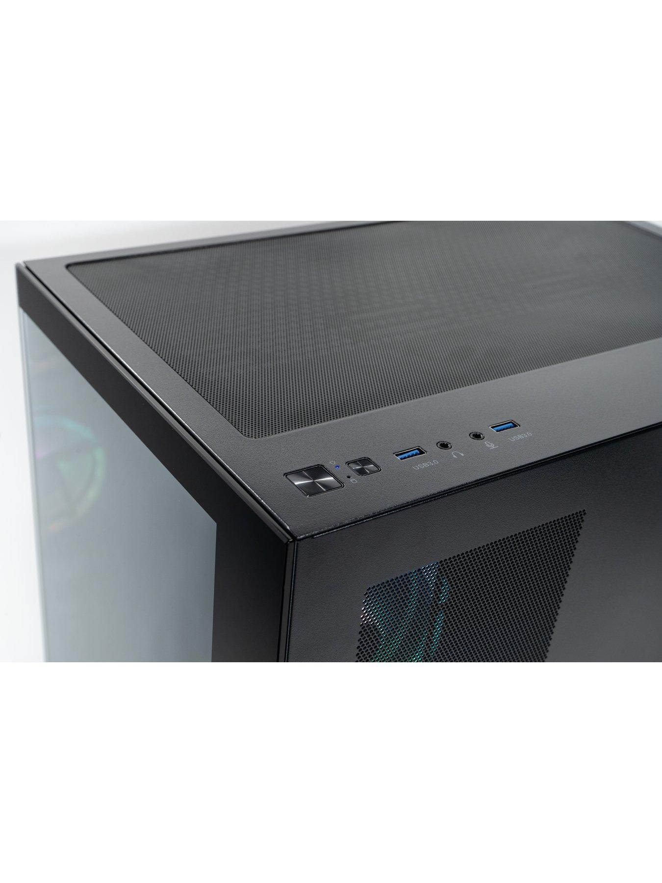 Image 6 of 7 of CyberPower PC Ark Gaming Desktop - GeForce RTX 5060, Intel Core i5 14400F, 16GB RAM, 1TB SSD - Black