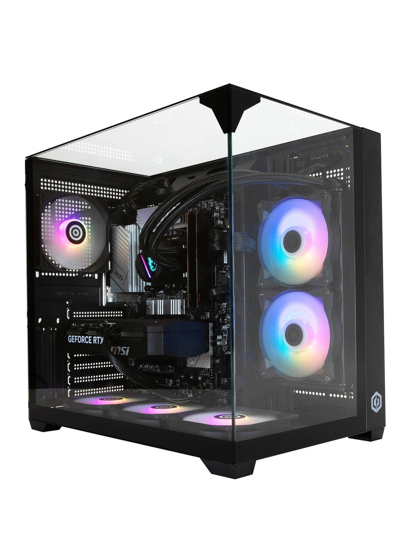 undefined Zephyr Gaming Desktop - AMD Ryzen 5 9600X, RTX 5060 Ti, 16GB RAM, 1TB SSD - Black