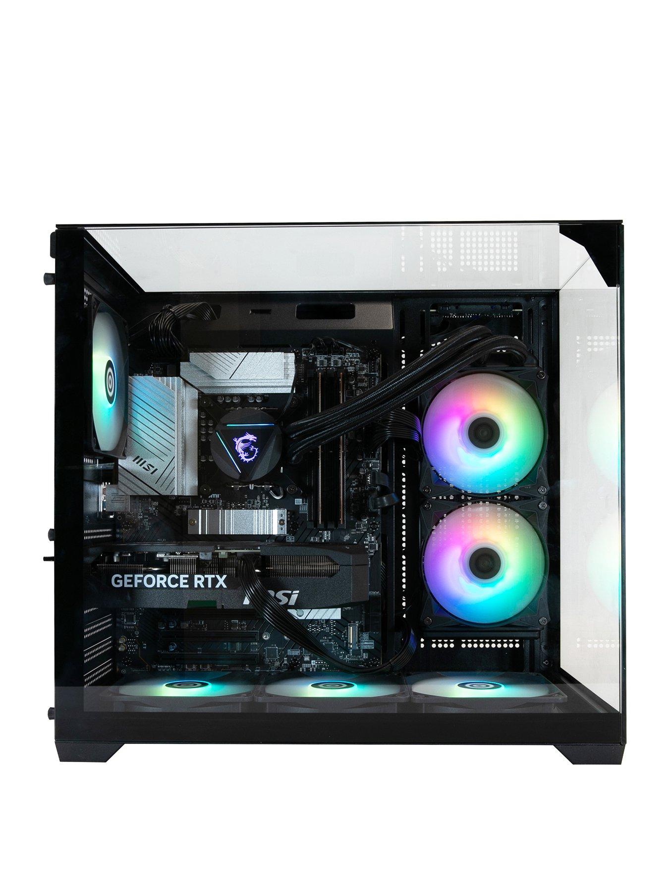 Image 3 of 7 of CyberPower PC Zephyr&nbsp;Gaming Desktop - Intel Core Ultra 7 265KF, RTX 5060 Ti, 32GB RAM, 1TB SSD - Black