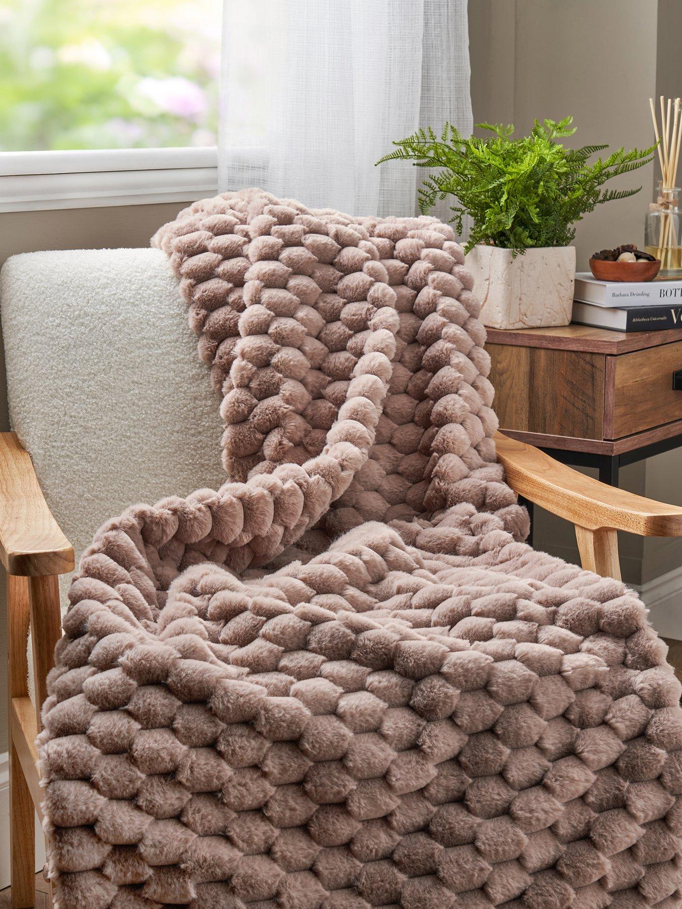 Very Home Tallada Faux Fur Throw