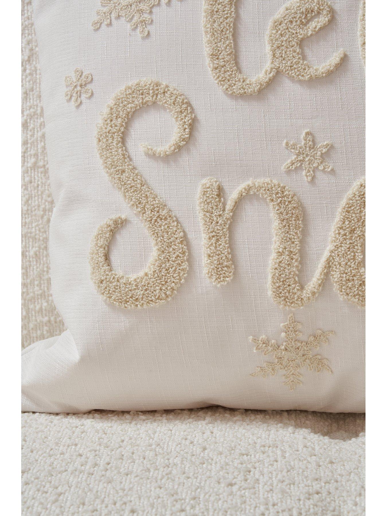 Image 4 of 5 of Very Home Christmas Let It Snow Cushion
