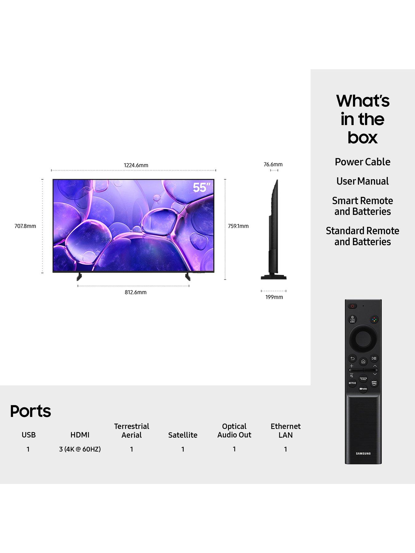 Image 7 of 8 of Samsung UE55U8000, 55 Inch Crystal UHD 4K Smart TV
