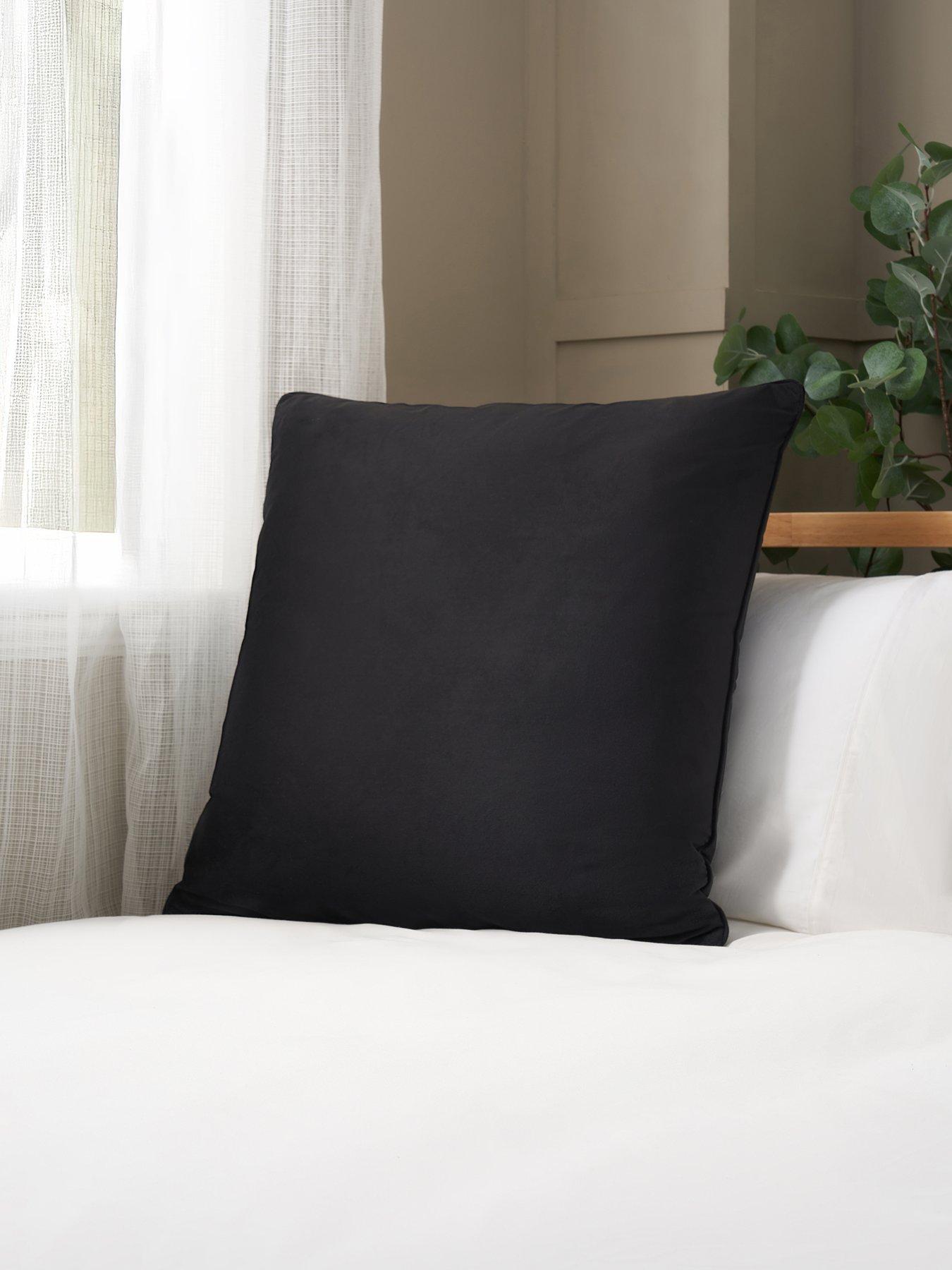 Very Home Large Piped Velour Cushion