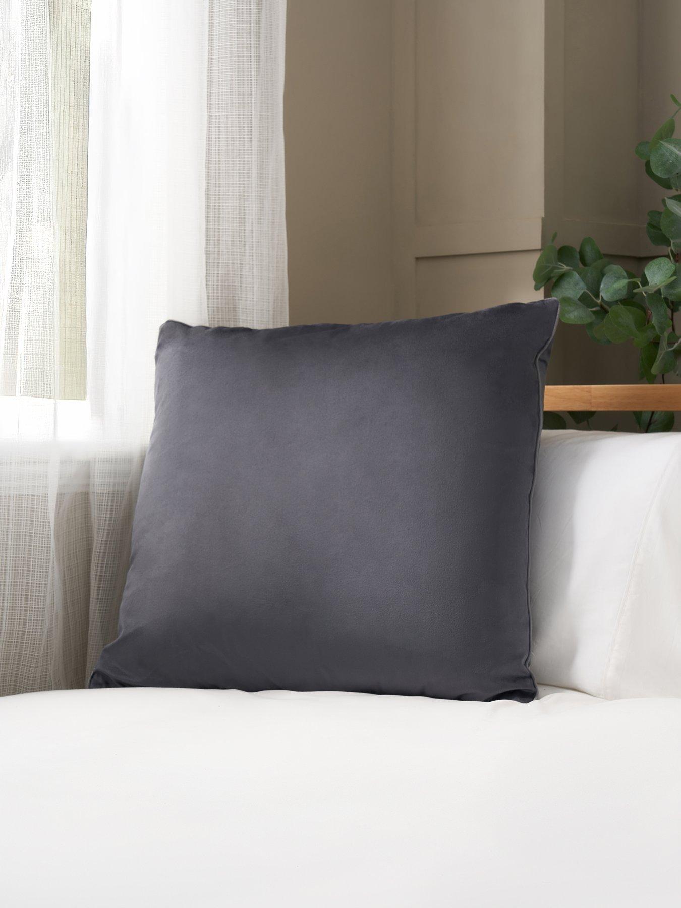 Very Home Large Piped Velour Cushion