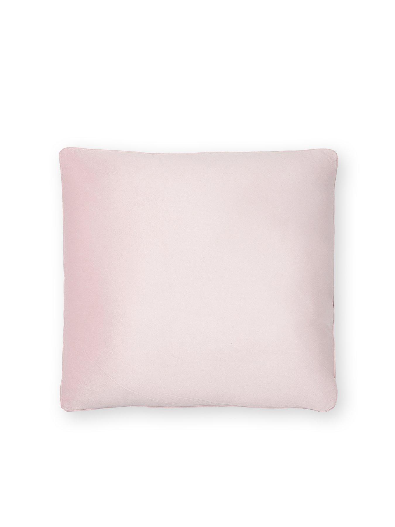 undefined Large Piped Velour Cushion