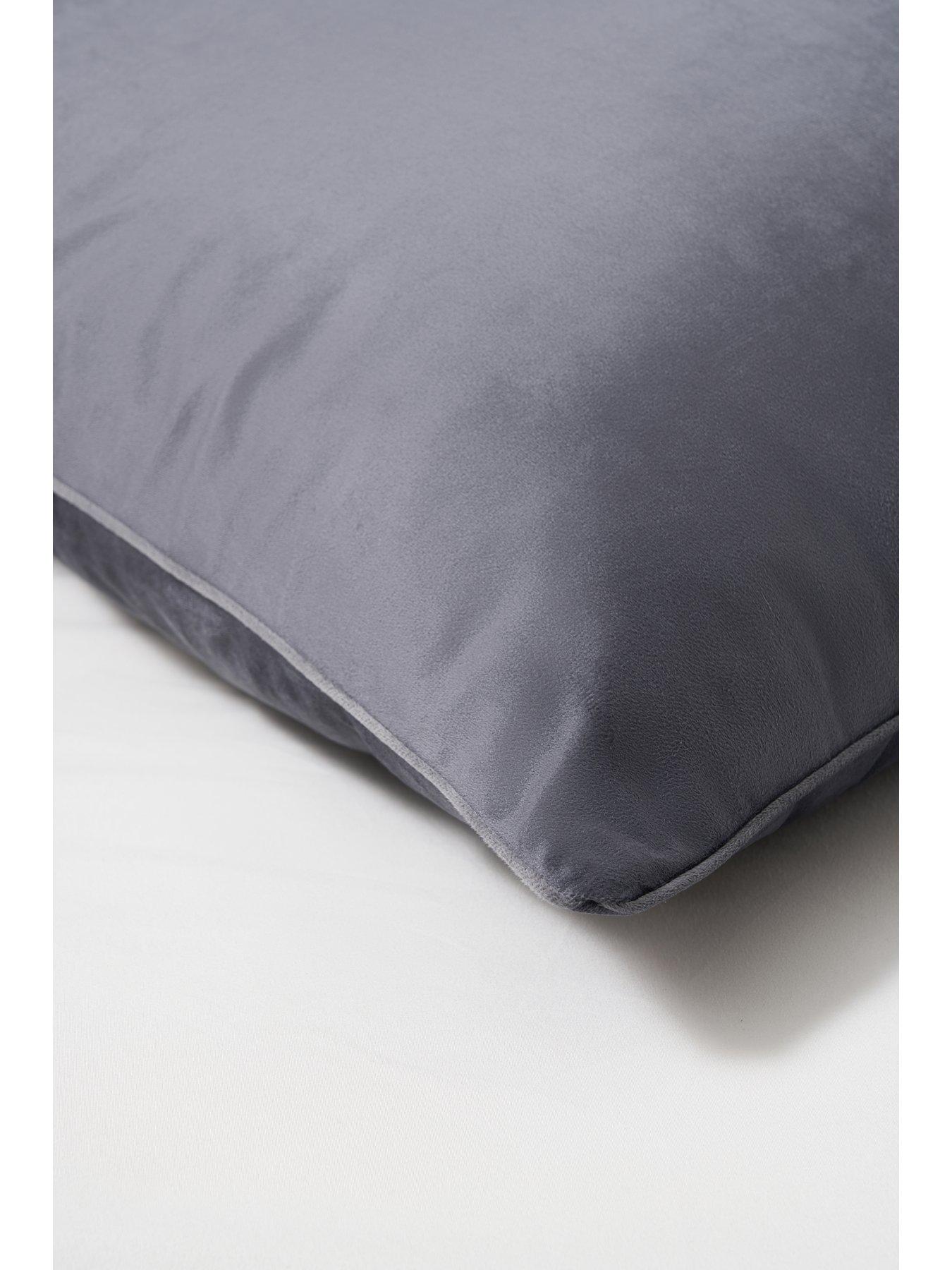 Image 3 of 5 of Very Home Large Piped Velour Cushion