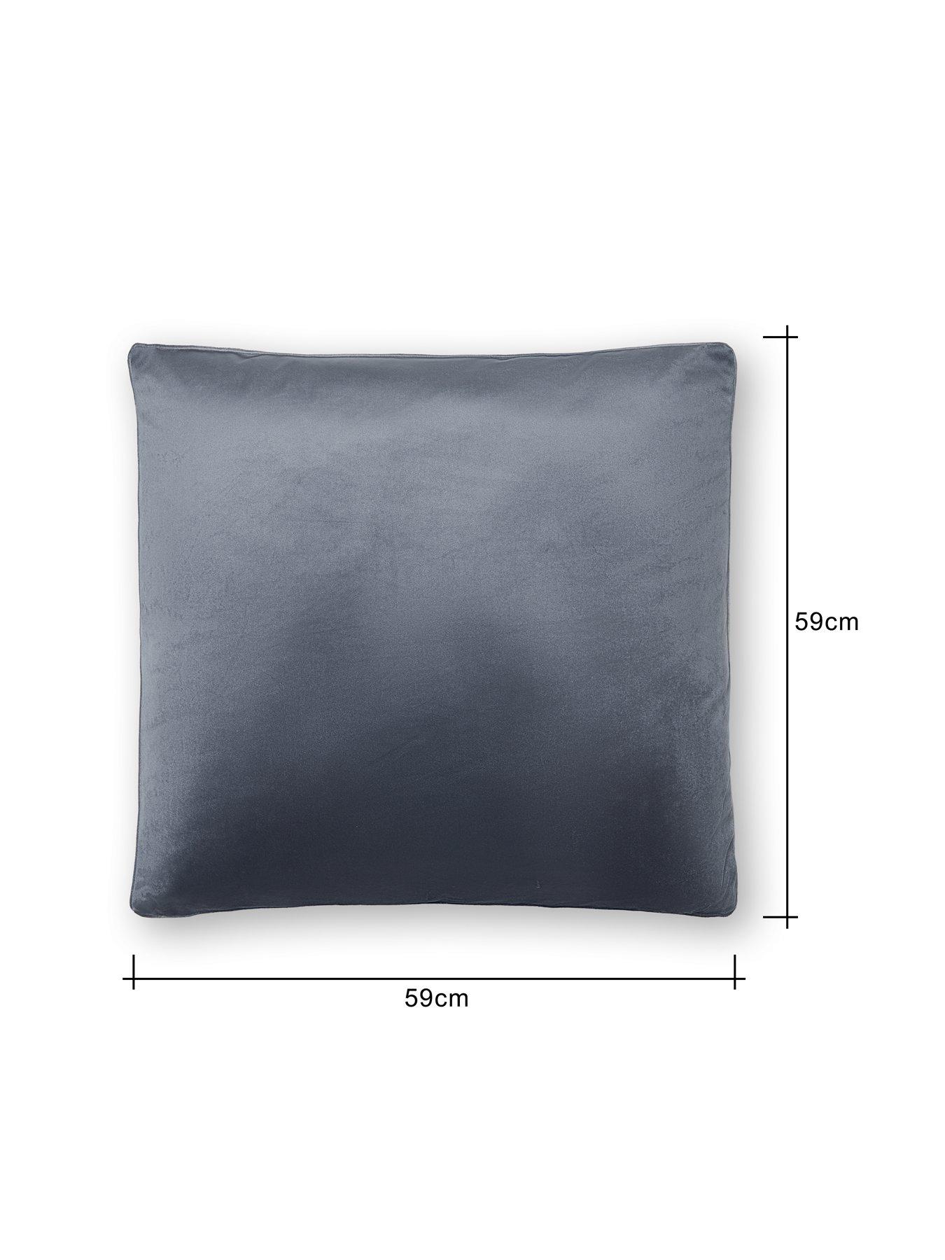 Image 4 of 5 of Very Home Large Piped Velour Cushion