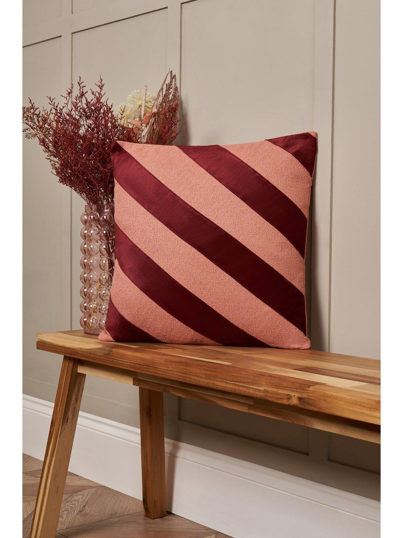 Very Home Candy Stripe Cushion