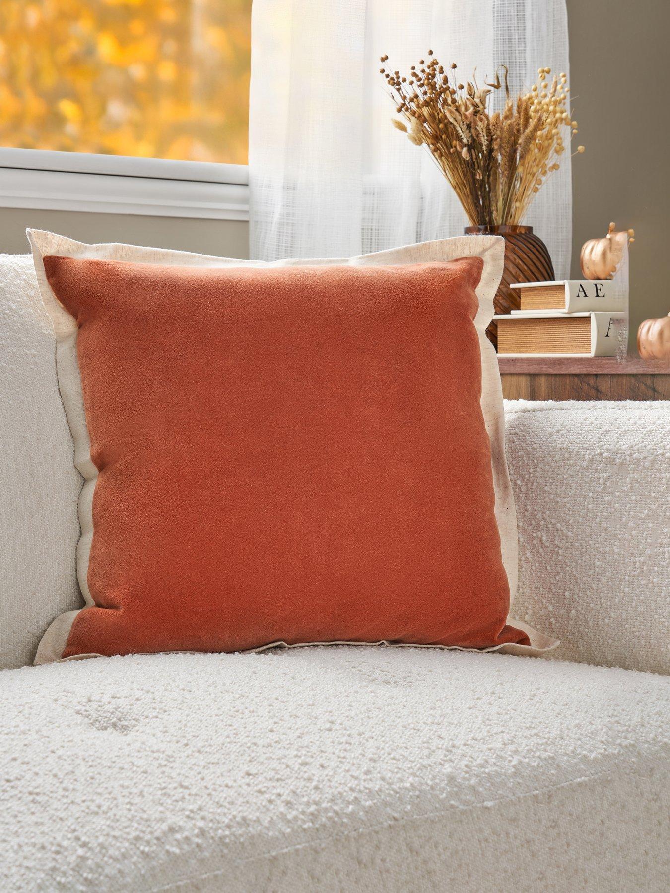The Very Collection Velvet Frame Cushion