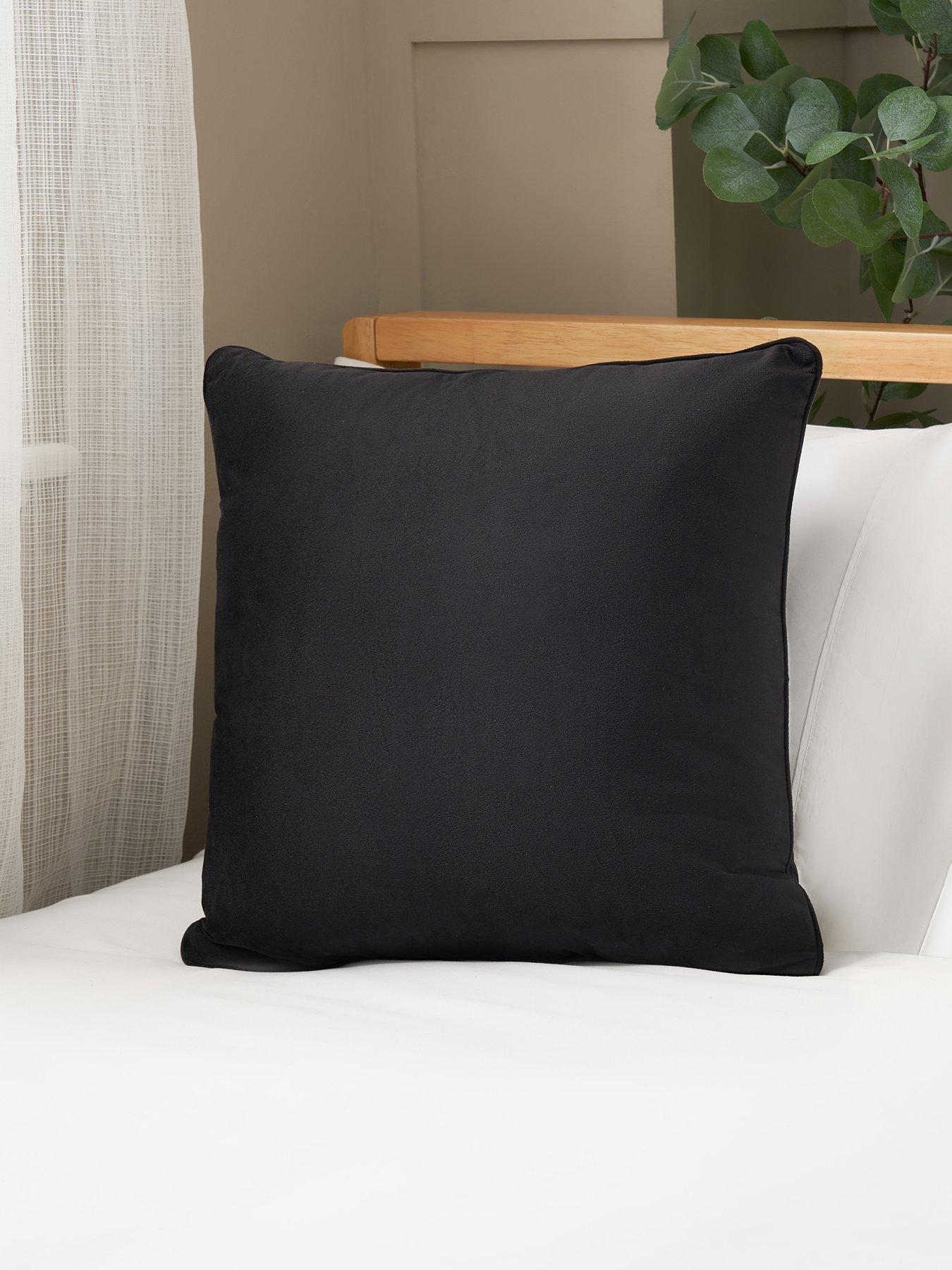 Very Home Piped Velour Cushion